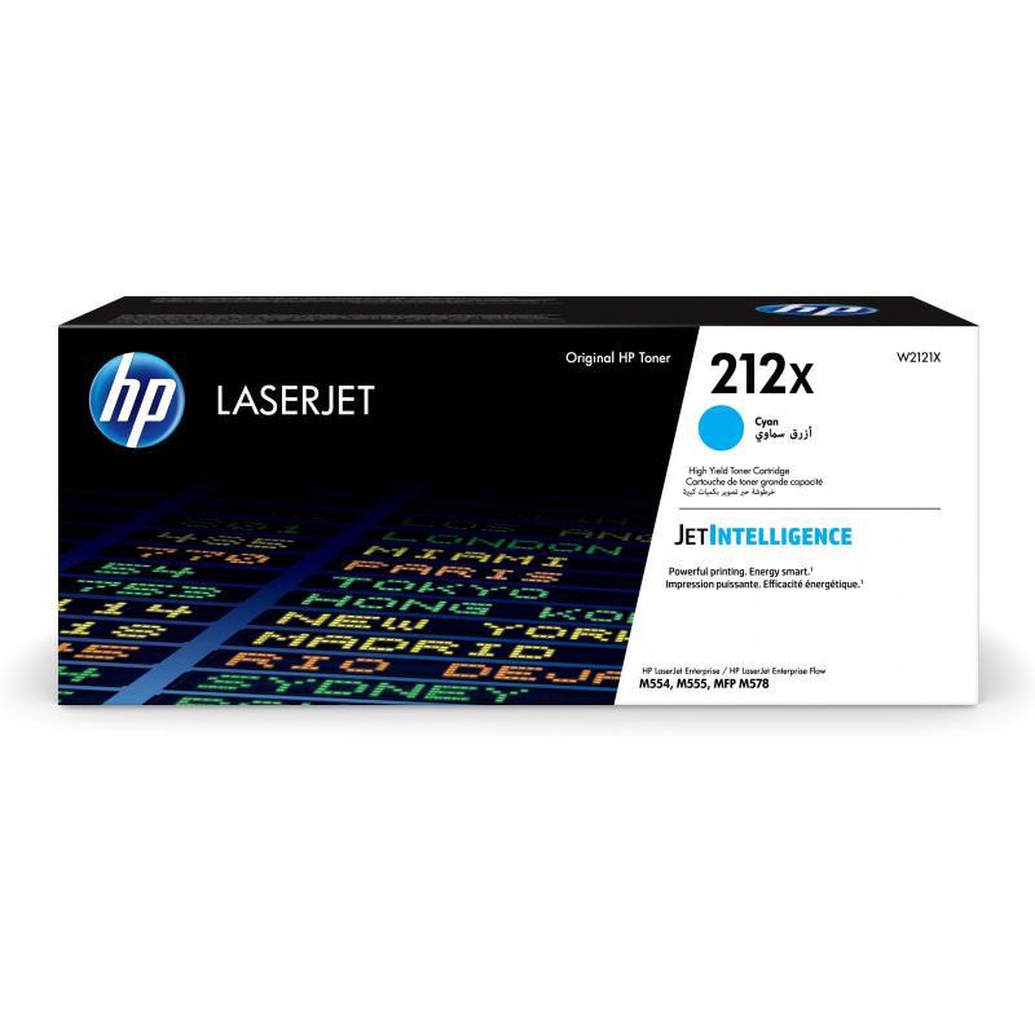 Voir la diapositive 2 : HP HP 212X Hohe Ergiebigkeit Cyan original LaserJet Tonerpatrone (W2121X)