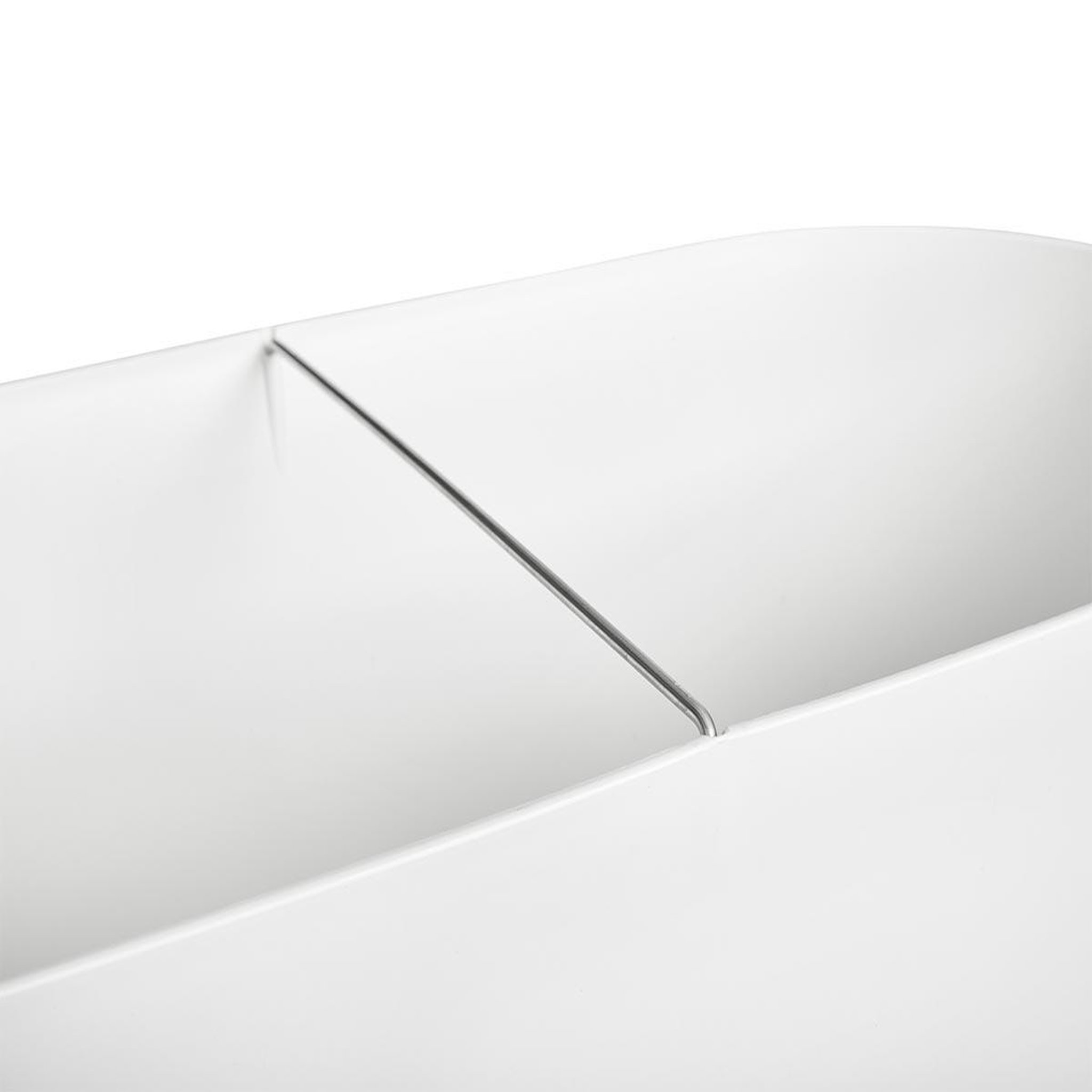 Voir la diapositive 4 : ELHO Jardinière Greenville Terrasse 78 x 35 x 33 cm avec roulettes - Blanc - Elho