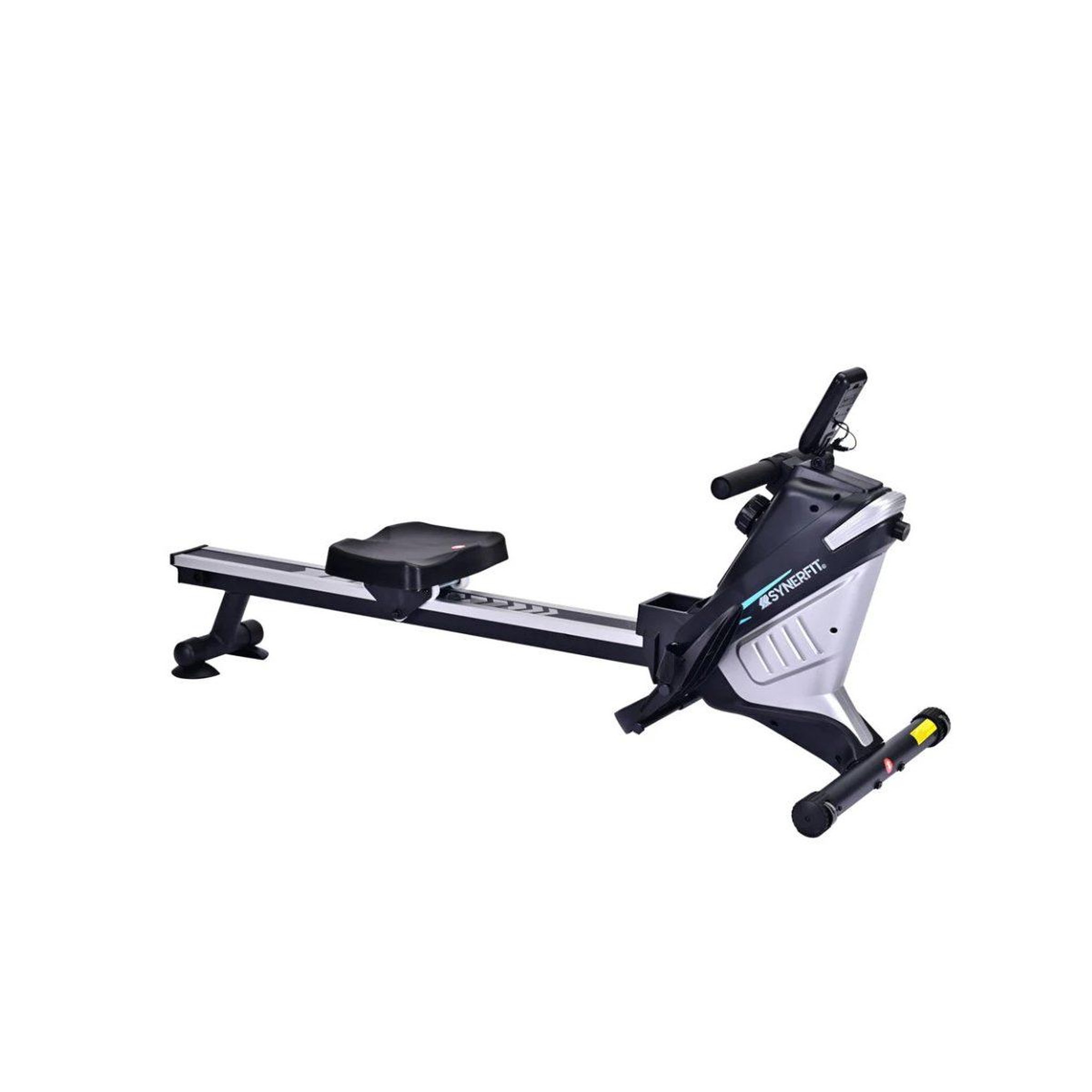 Voir la diapositive 4 : SYNERFIT Rameur magnétique lima argent noir