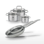 ELO Lot 3 Faitouts Elo Relief Solution 12/16/20 cm et 2 Poêles 24/28 cm