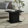 Voir la diapositive 1 : VIDAXL Table basse noir 55,5x55,5x40 cm bois d'ingenierie