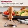 Voir la diapositive 5 : Fackelmann Emporte-pièce ravioli rond et cannelé 6,5 cm Fackelmann Pizza & Pasta