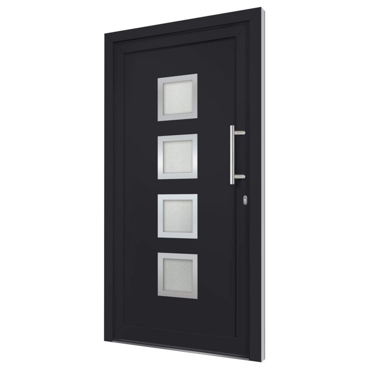 VIDAXL Porte d'entree Anthracite 108x208 cm