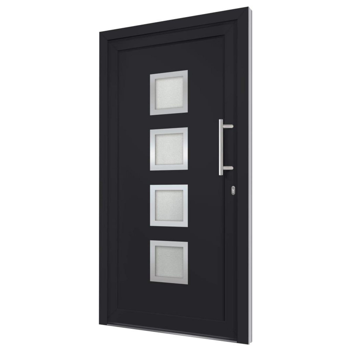 VIDAXL Porte d'entree Anthracite 108x208 cm