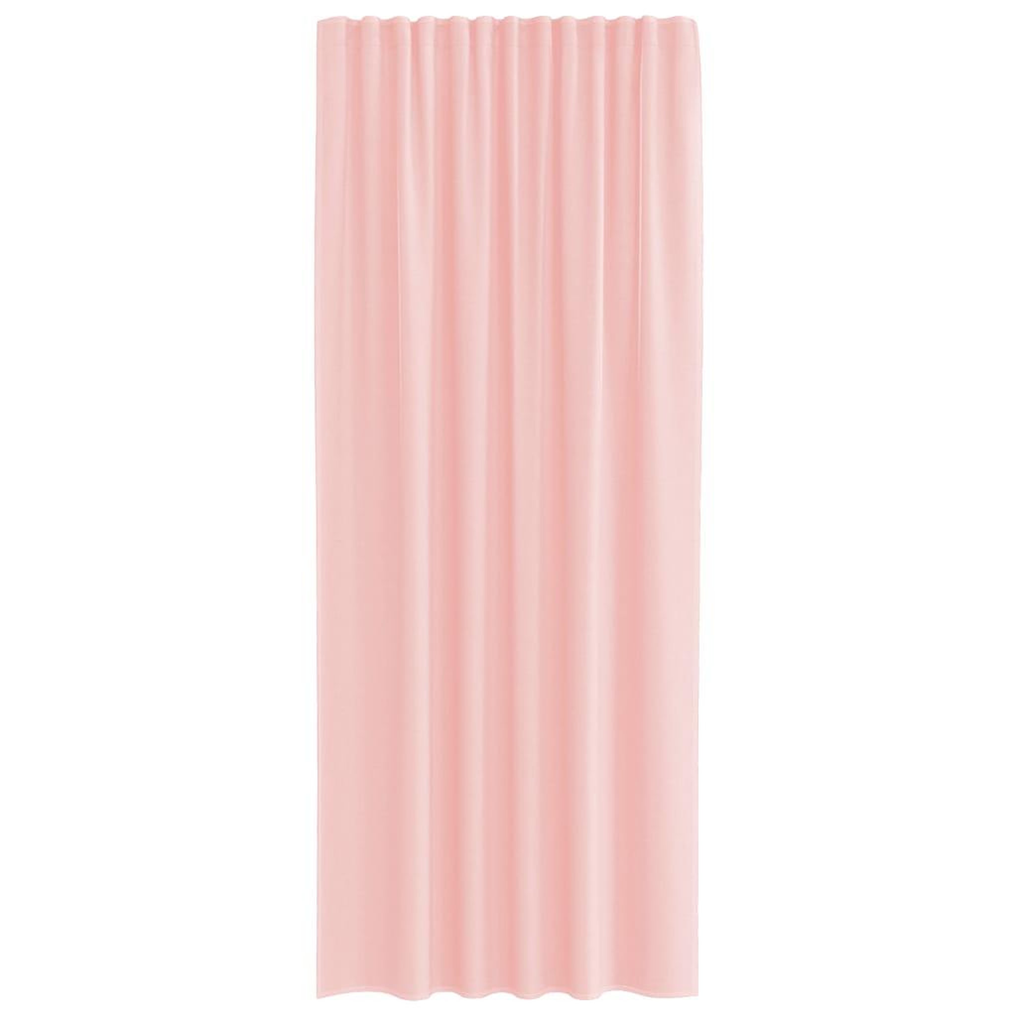 Voir la diapositive 4 : VIDAXL Rideaux en voile avec boucles 2 pcs rose 140x245 cm