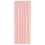 Voir la diapositive 4 : VIDAXL Rideaux en voile avec boucles 2 pcs rose 140x245 cm