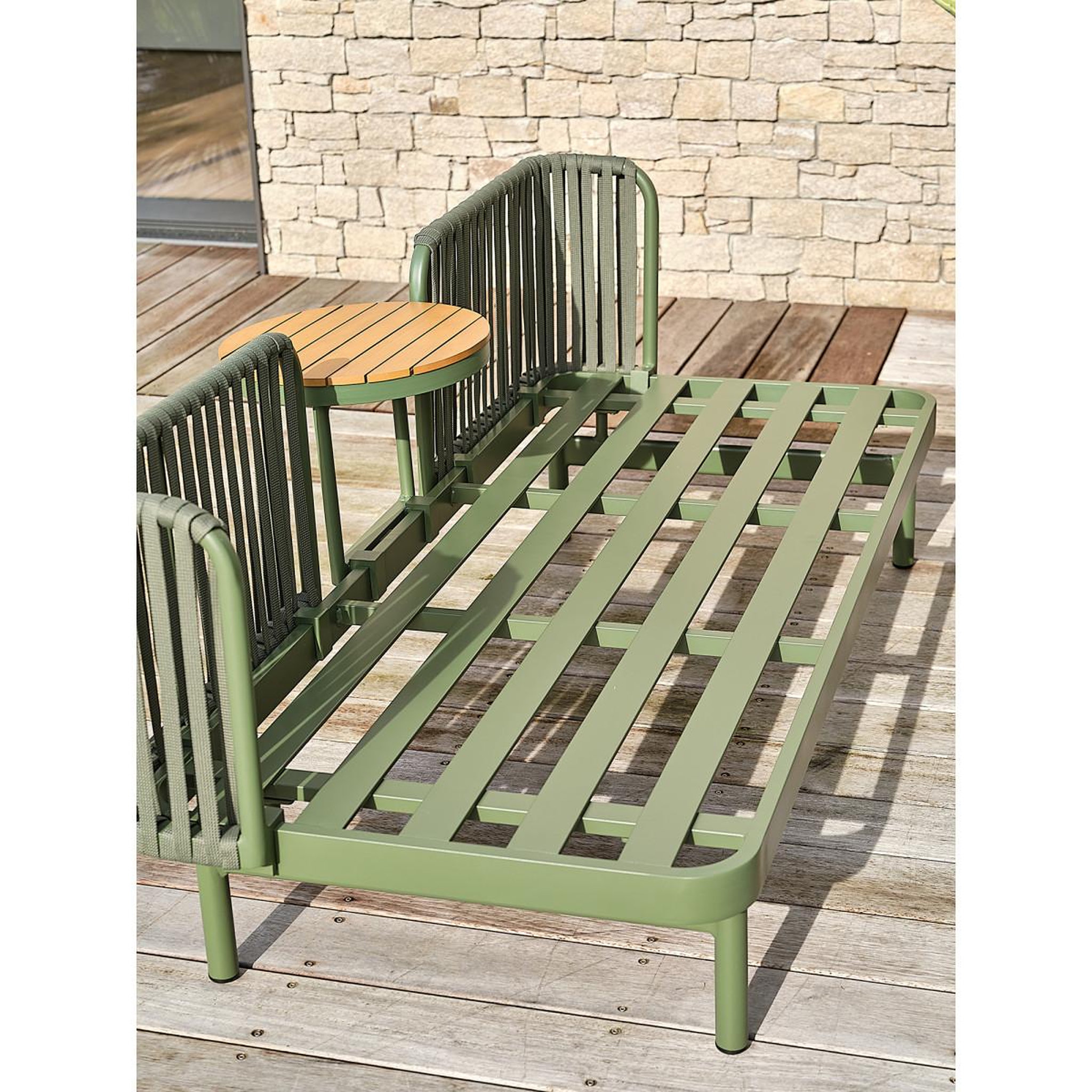Voir la diapositive 6 : Paris Prix Canapé de jardin 3 places  barlia  184cm vert olive