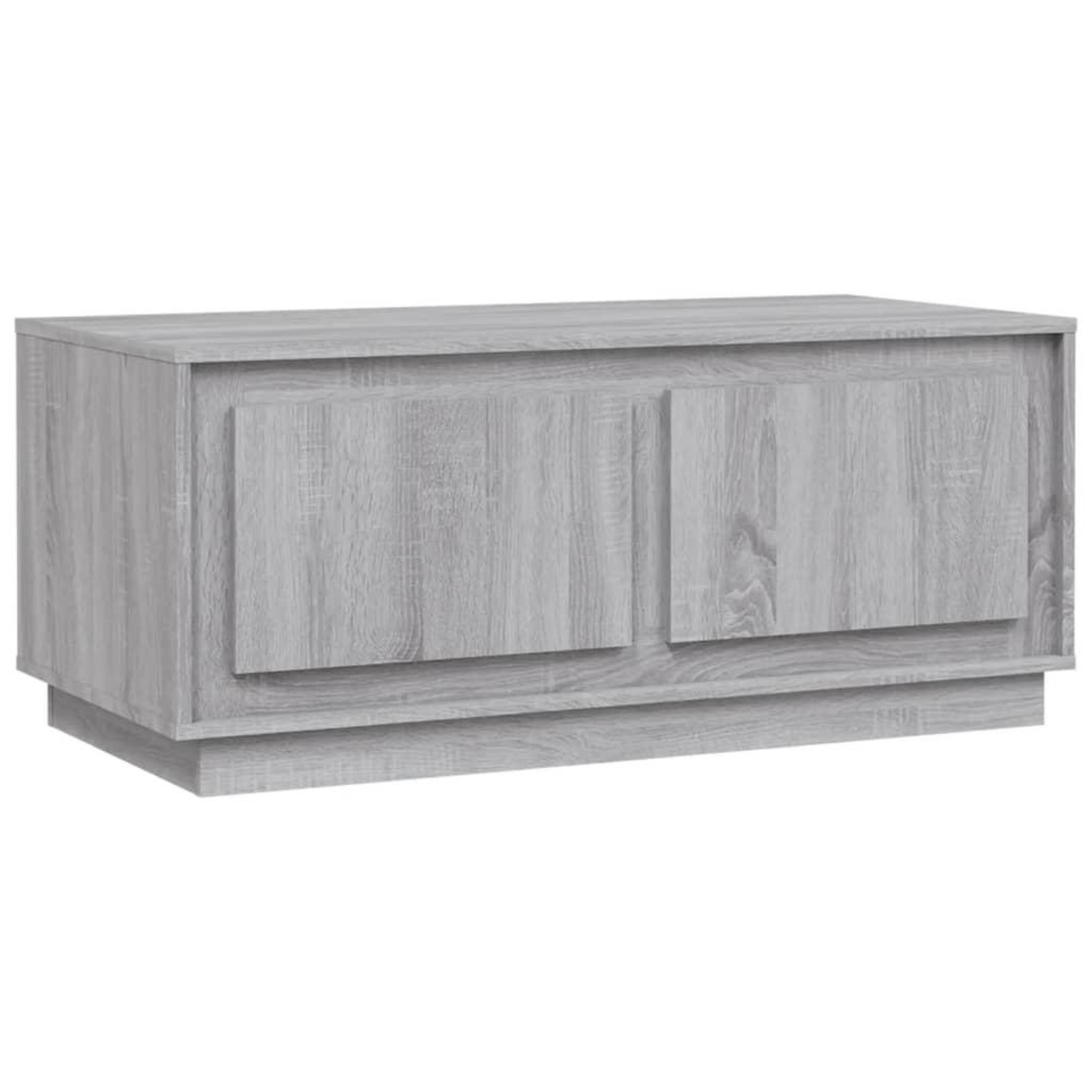 Voir la diapositive 2 : VIDAXL Table basse sonoma gris 102x50x44 cm bois d'ingenierie