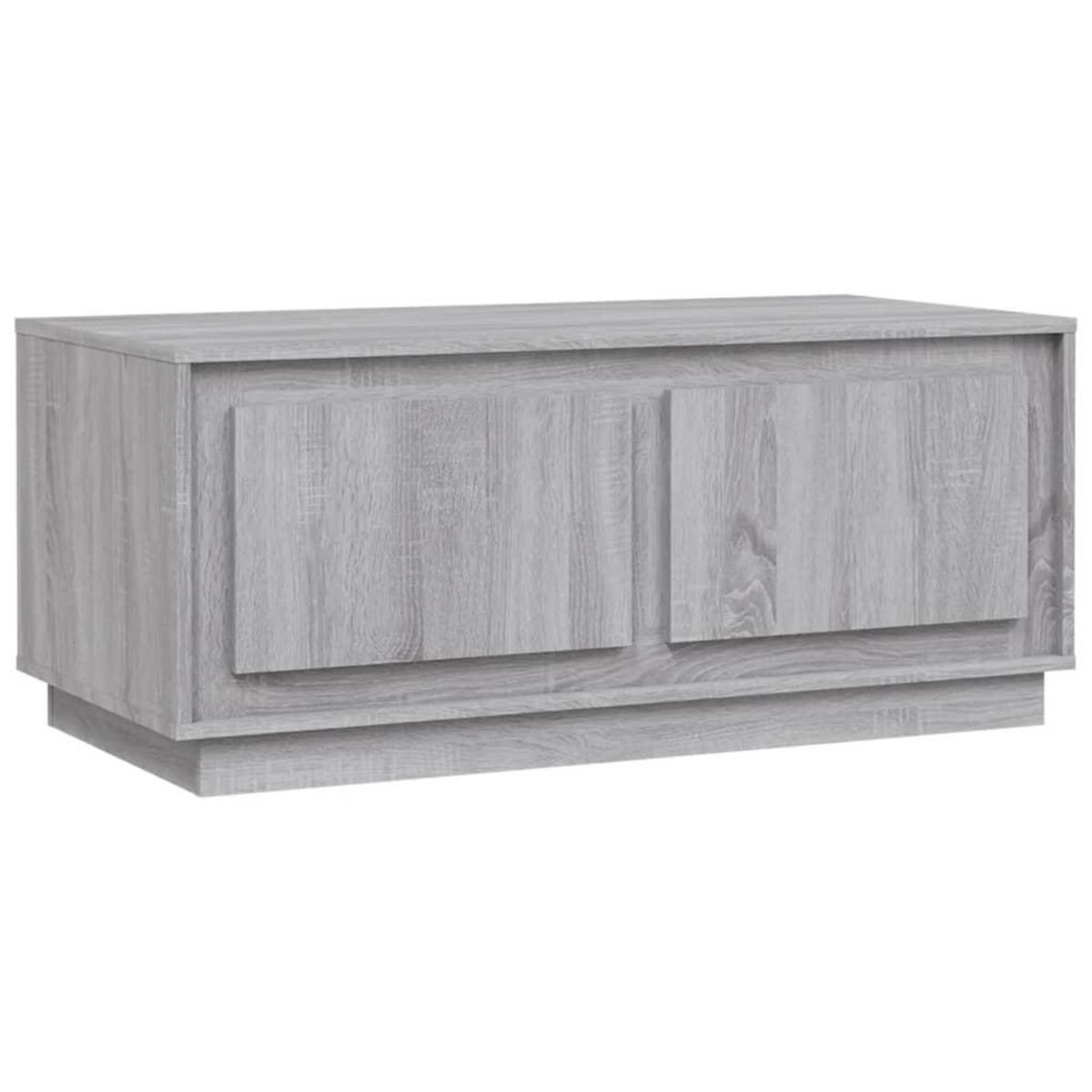 VIDAXL Table basse sonoma gris 102x50x44 cm bois d'ingenierie
