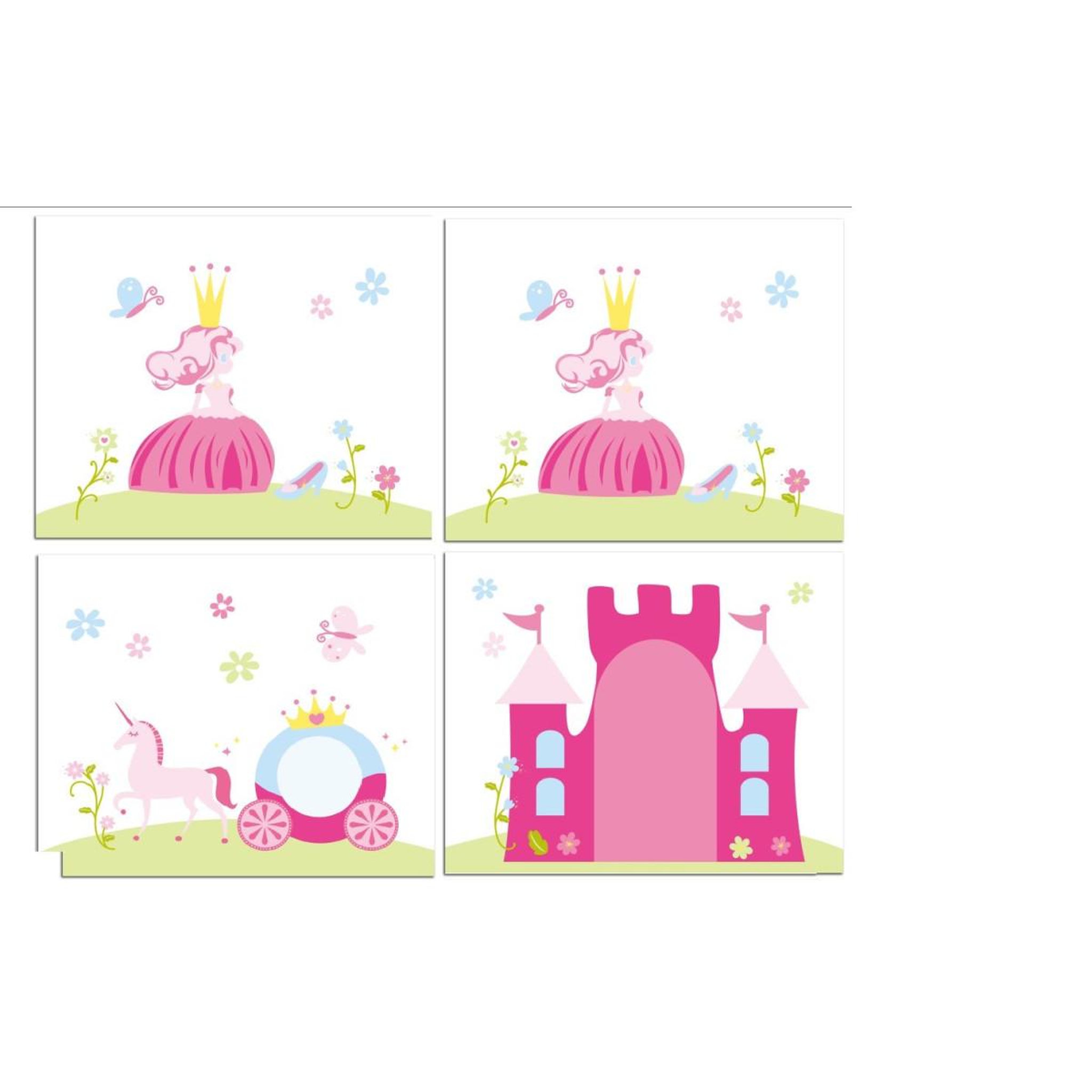 Voir la diapositive 4 : Paris Prix Lit enfant toboggan & tente  scott princesse  90x200cm blanc