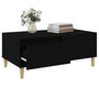Voir la diapositive 5 : VIDAXL Table basse Noir 90x50x36,5 cm Bois d'ingenierie