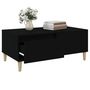Voir la diapositive 5 : VIDAXL Table basse Noir 90x50x36,5 cm Bois d'ingenierie