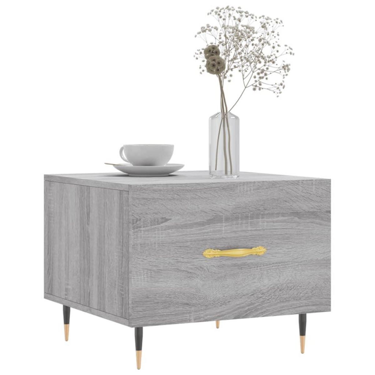 VIDAXL Table basse Sonoma gris 50x50x40 cm Bois d'ingenierie