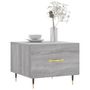 Voir la diapositive 3 : VIDAXL Table basse Sonoma gris 50x50x40 cm Bois d'ingenierie