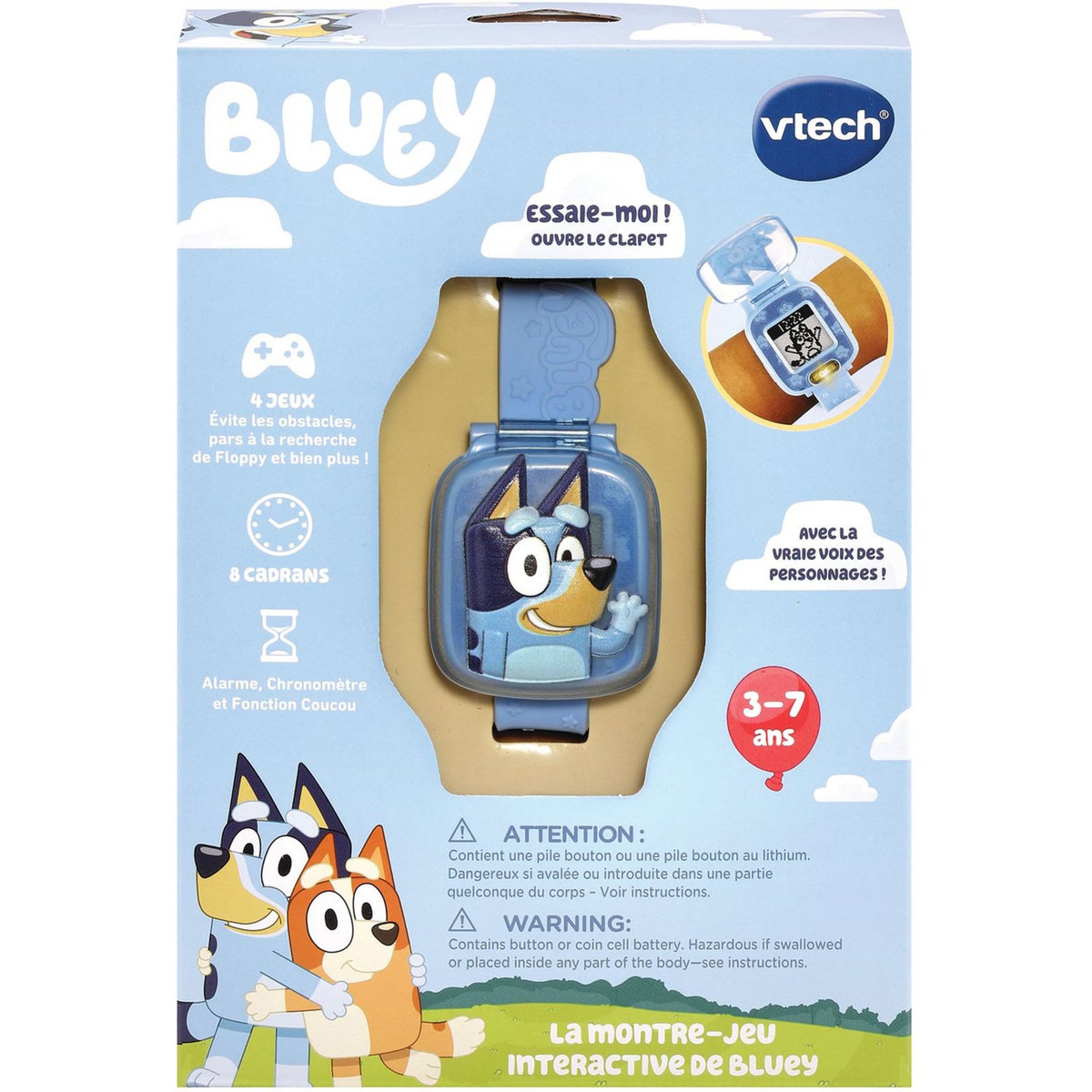 VTECH La montre-jeu interactive de Bluey