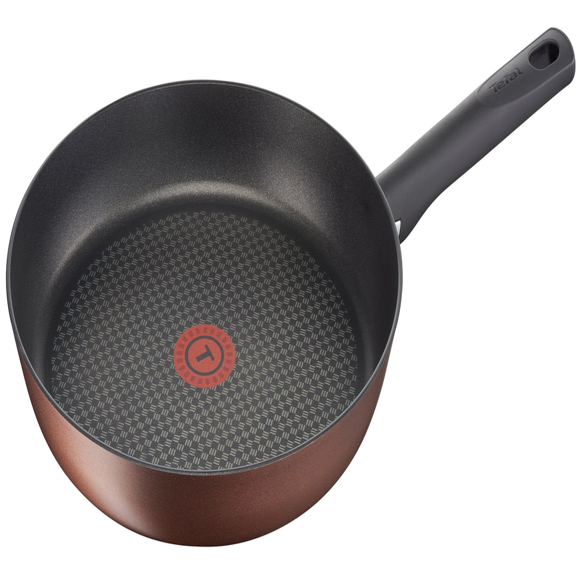 TEFAL Poêle 28 cm RESOURCE Marron Induction FIXE