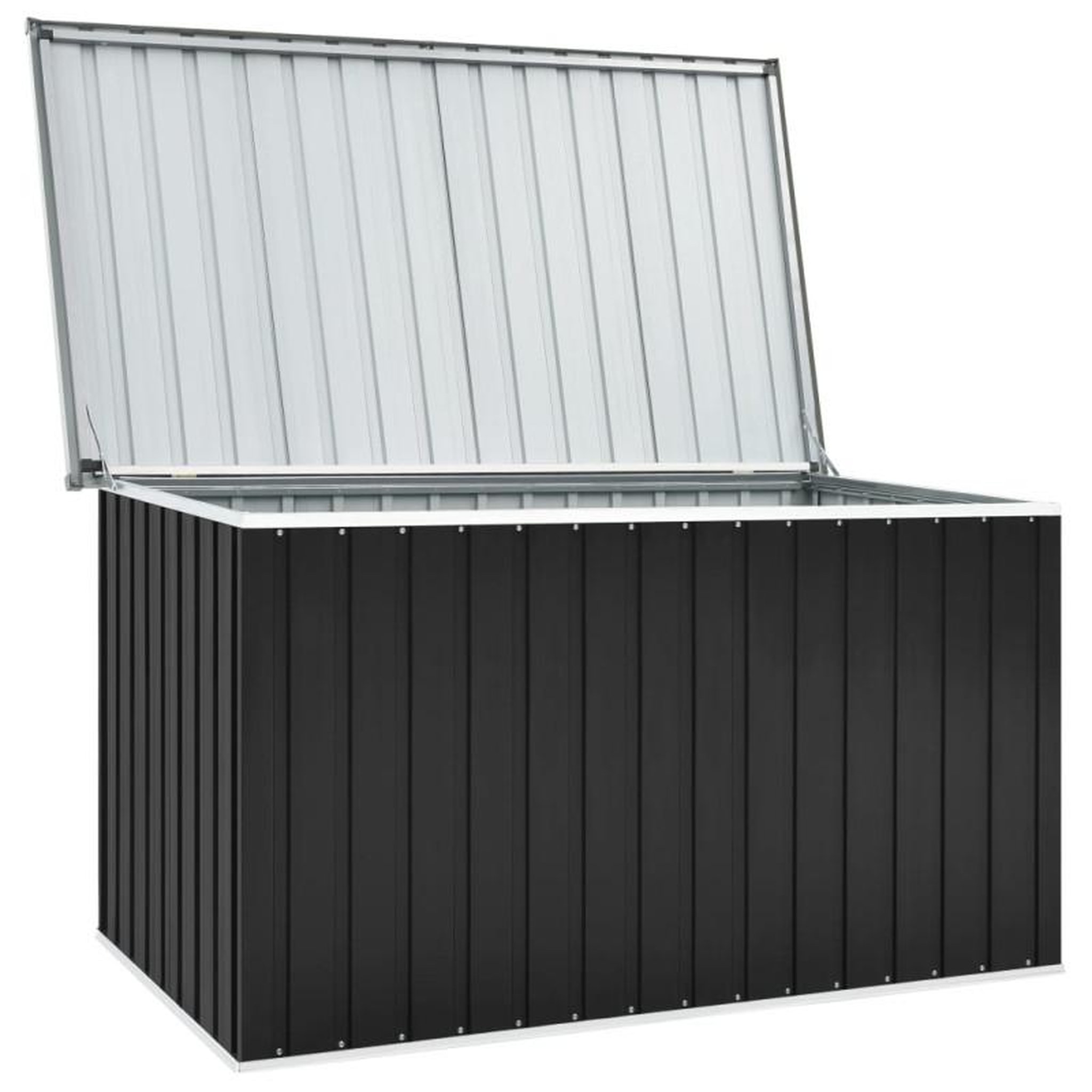 Voir la diapositive 2 : VIDAXL Boîte de rangement de jardin Anthracite 171x99x93 cm