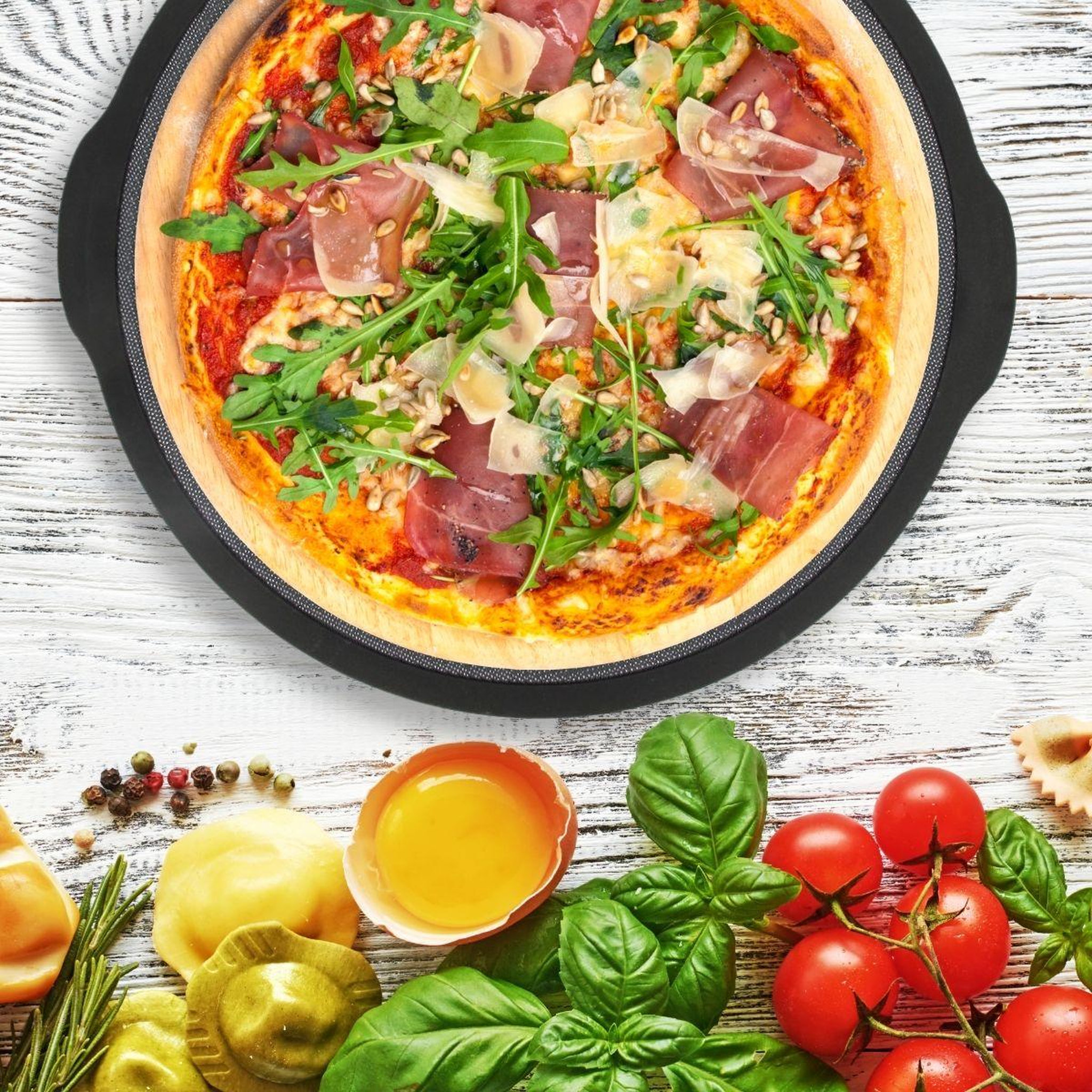Voir la diapositive 2 : ZENKER Plaque à pizza ronde 36 cm zenker silicone fibre de verre