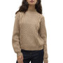 Voir la diapositive 1 : Vero Moda Pull Marron Femme Vero Moda Universe