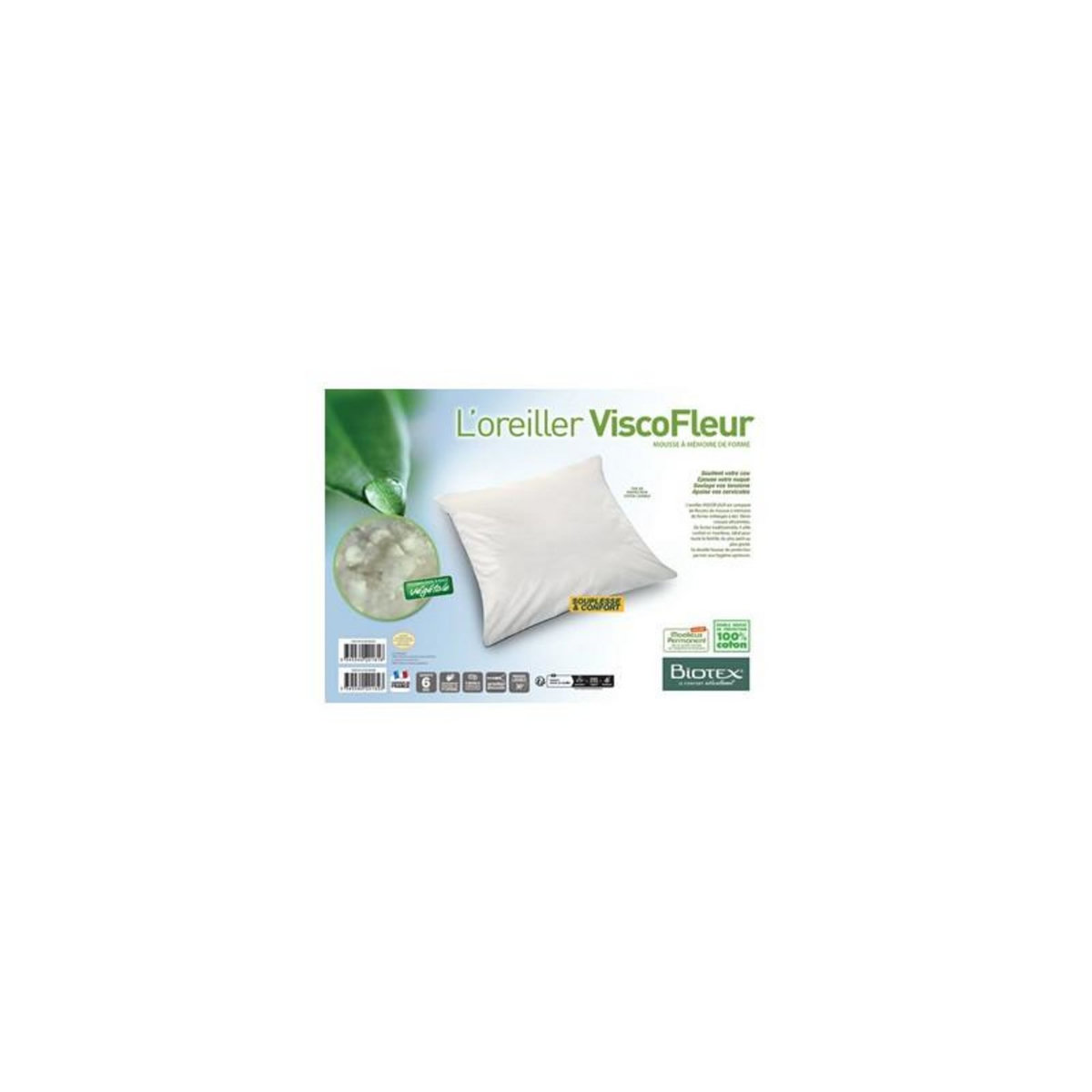 BIOTEX Oreiller Biotex VISCOFLEUR 60x40