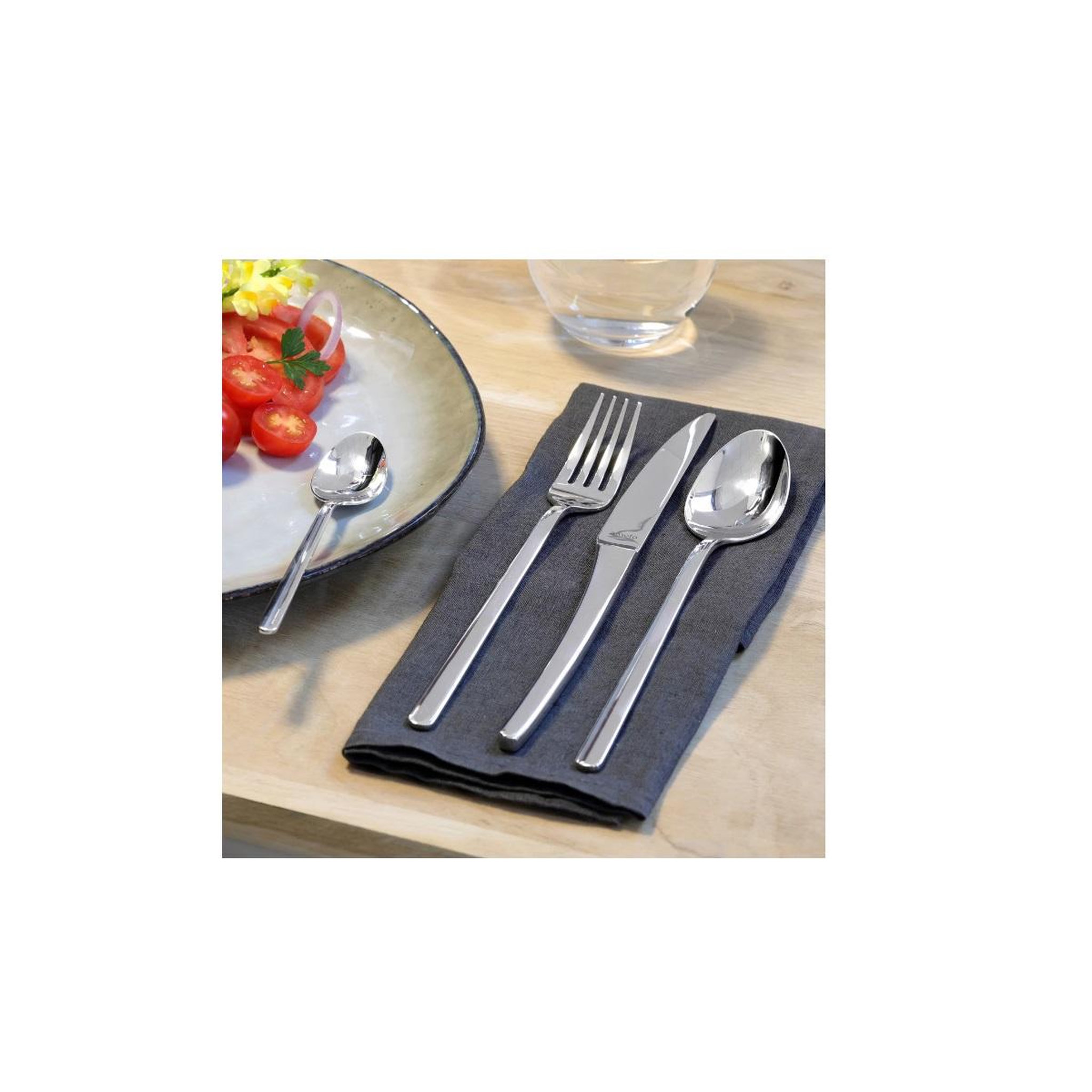 Voir la diapositive 4 : Amefa Ménagère 24 pièces inox - 834000AF11C40