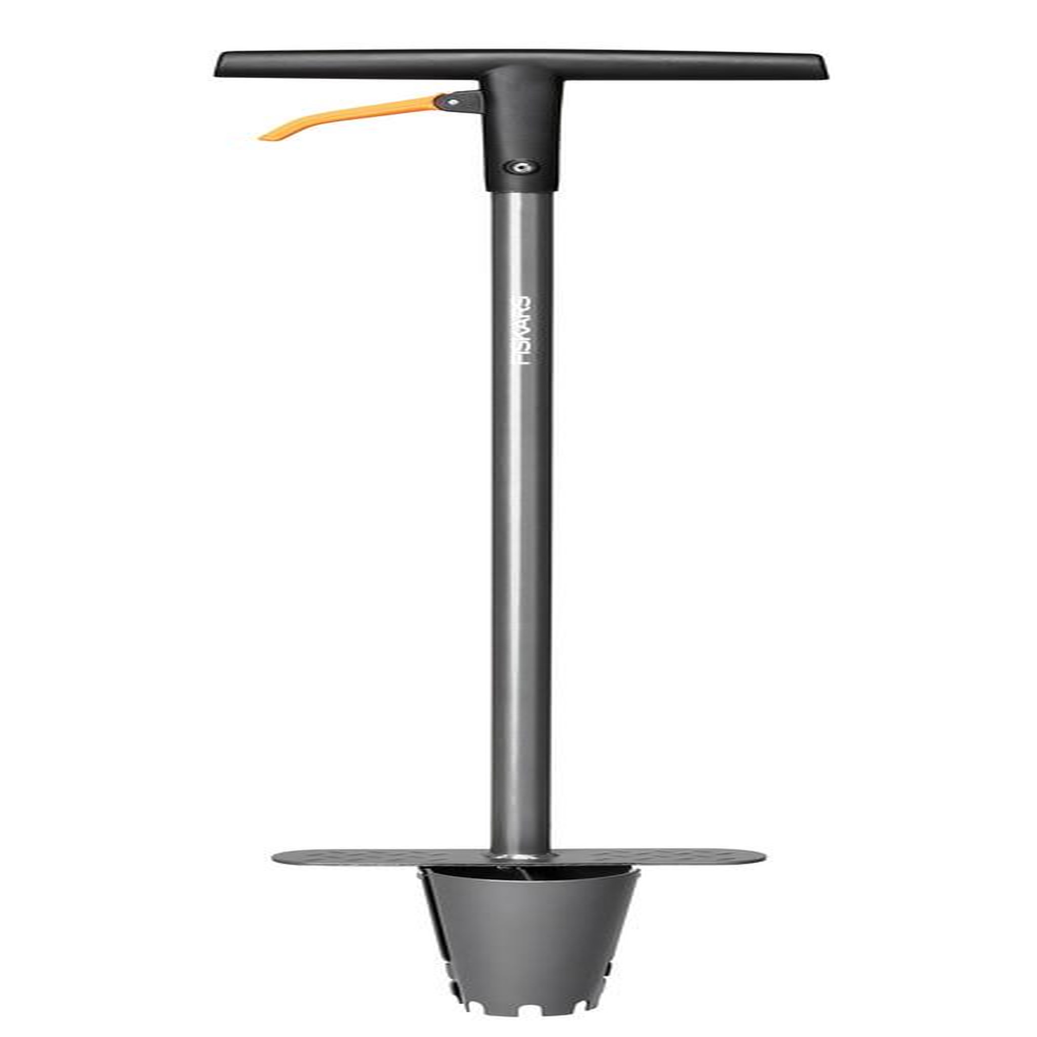 Fiskars Plantoir à bulbes sur pied Ergo - manche acier - Longueur: 100 cm