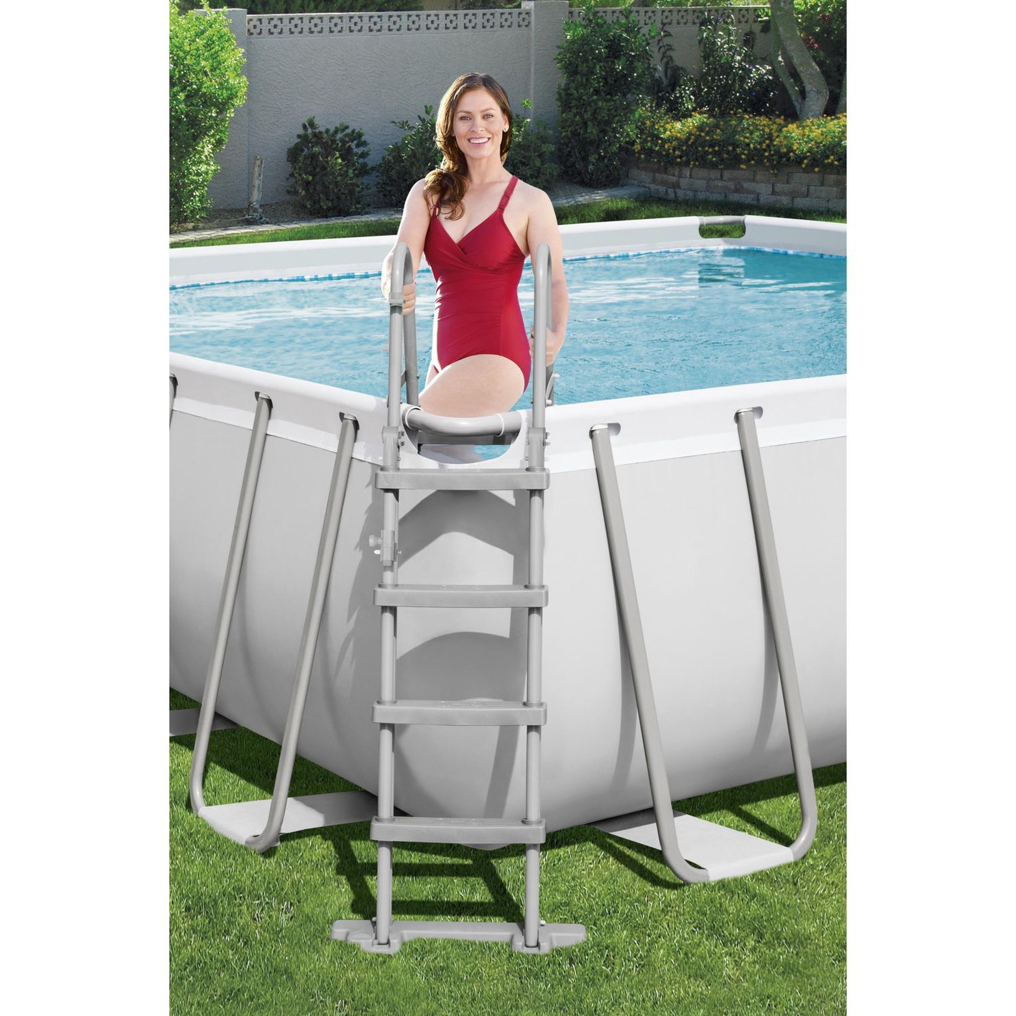 Voir la diapositive 8 : BESTWAY Piscine tubulaire rectangulaire 412x201x122cm Power Steel&trade;