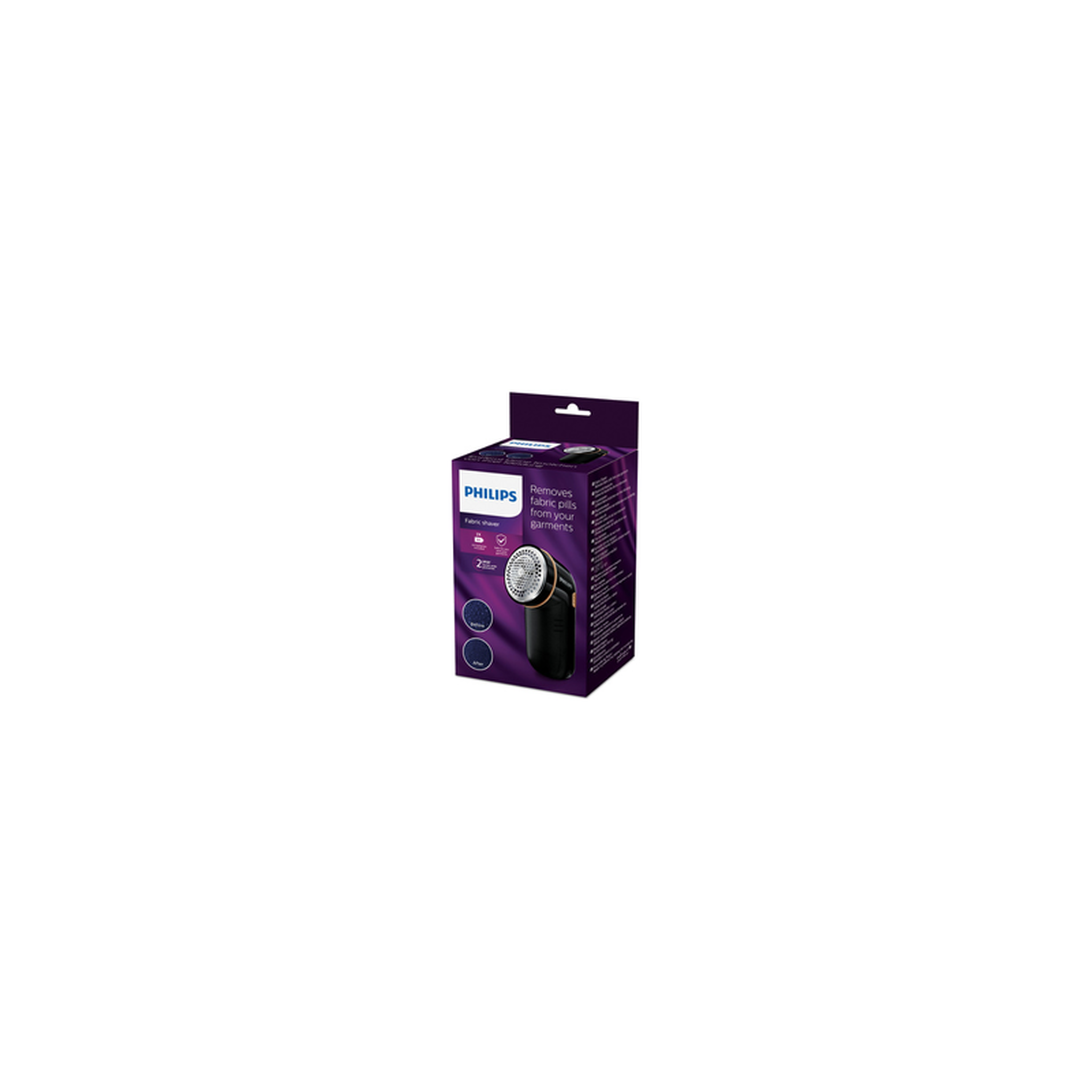 Voir la diapositive 2 : Philips Produits d entretien soin du linge Philips Rasoir anti bouloches GC026 80