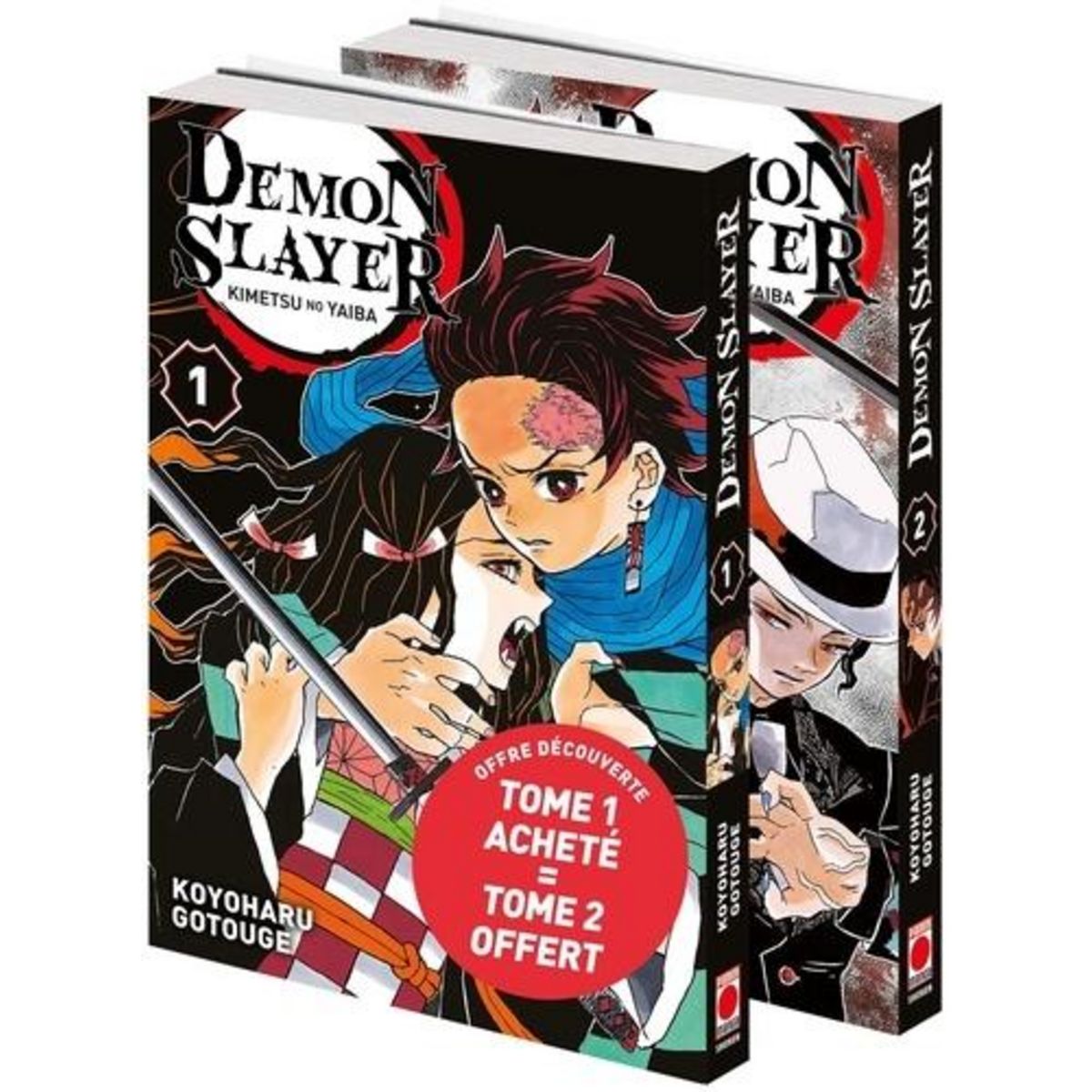DEMON SLAYER TOME 1 : PACK EN 2 VOLUMES : TOME 2 OFFERT, Gotouge Koyoharu