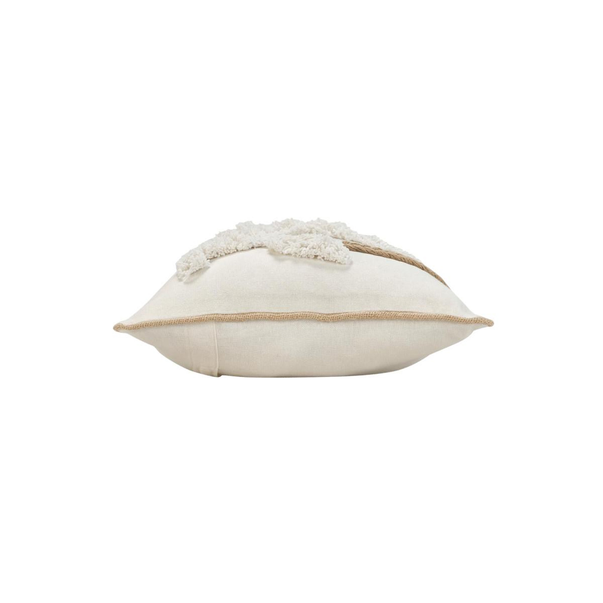 Voir la diapositive 2 : Douceur d'Intérieur Coussin déco tufté  sahara  30x50cm naturel