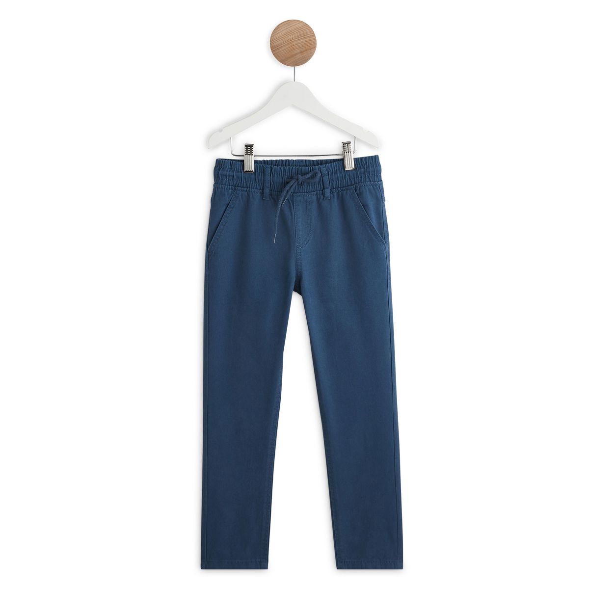IN EXTENSO Pantalon twill taille élastiquée garçon