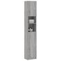 Voir la diapositive 3 : VIDAXL Armoire de bain Sonoma gris 32x25,5x190 cm Bois d'ingenierie