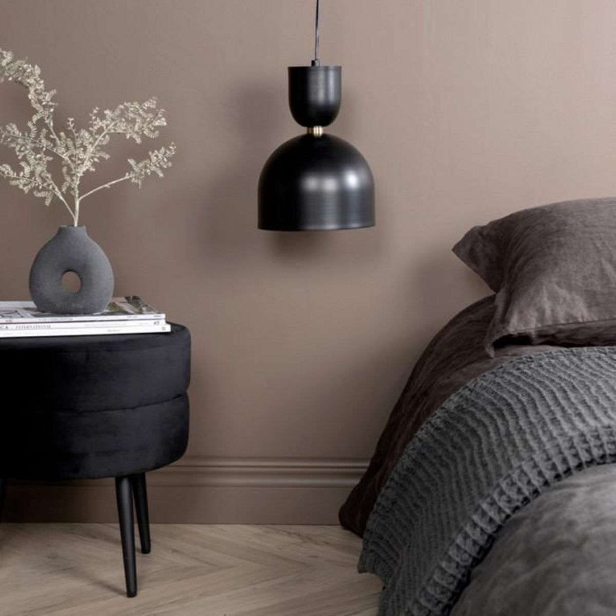 Paris Prix Lampe Suspension en Métal  Tim  20cm Noir