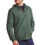 TBS Sweat Zippé Vert Homme TBS JULINZIP. Coloris disponibles : Vert