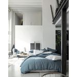 BATON ROUGE Housse de couette 100% lin lavé. Coloris disponibles : Bleu