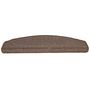 Voir la diapositive 3 : VIDAXL Tapis d'escalier 20 pcs marron cafe 65x24x4 cm