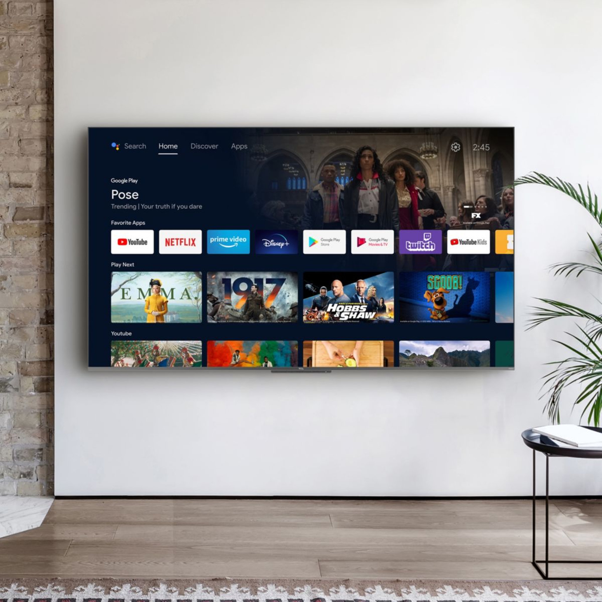 Voir la diapositive 6 : TCL TV QLED 65C725 Android TV