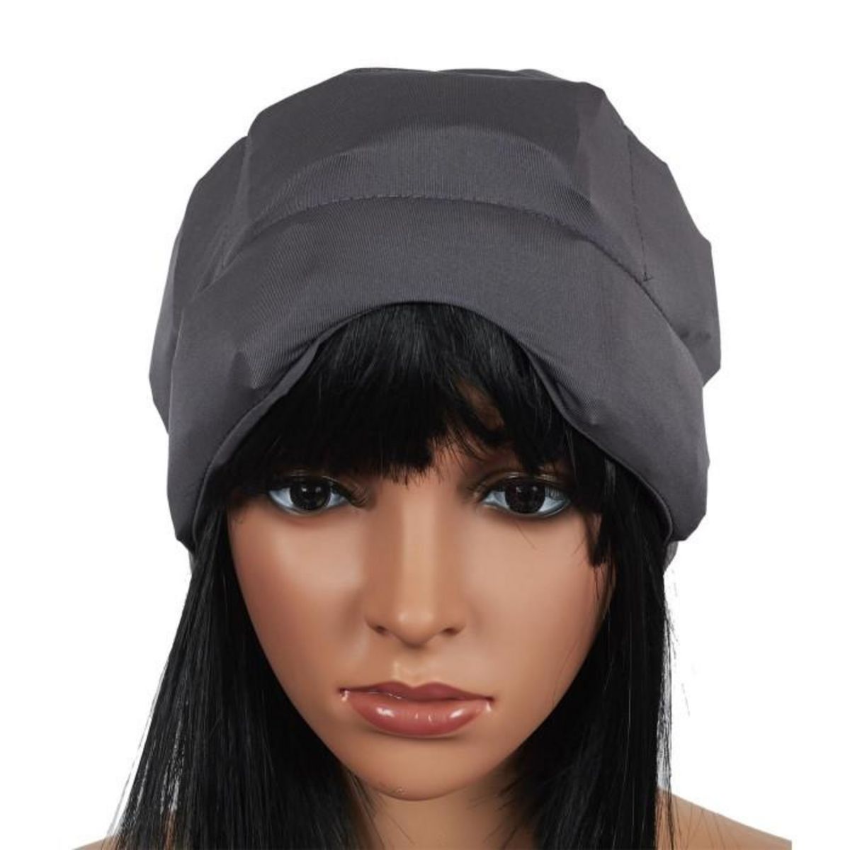 Paris Prix Bonnet pour Tête & Yeux  Effet Froid  23cm Gris
