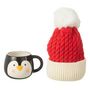Voir la diapositive 2 : Paris Prix Tasse en Céramique & Bonnet  Pingouin  30cm Multicolore