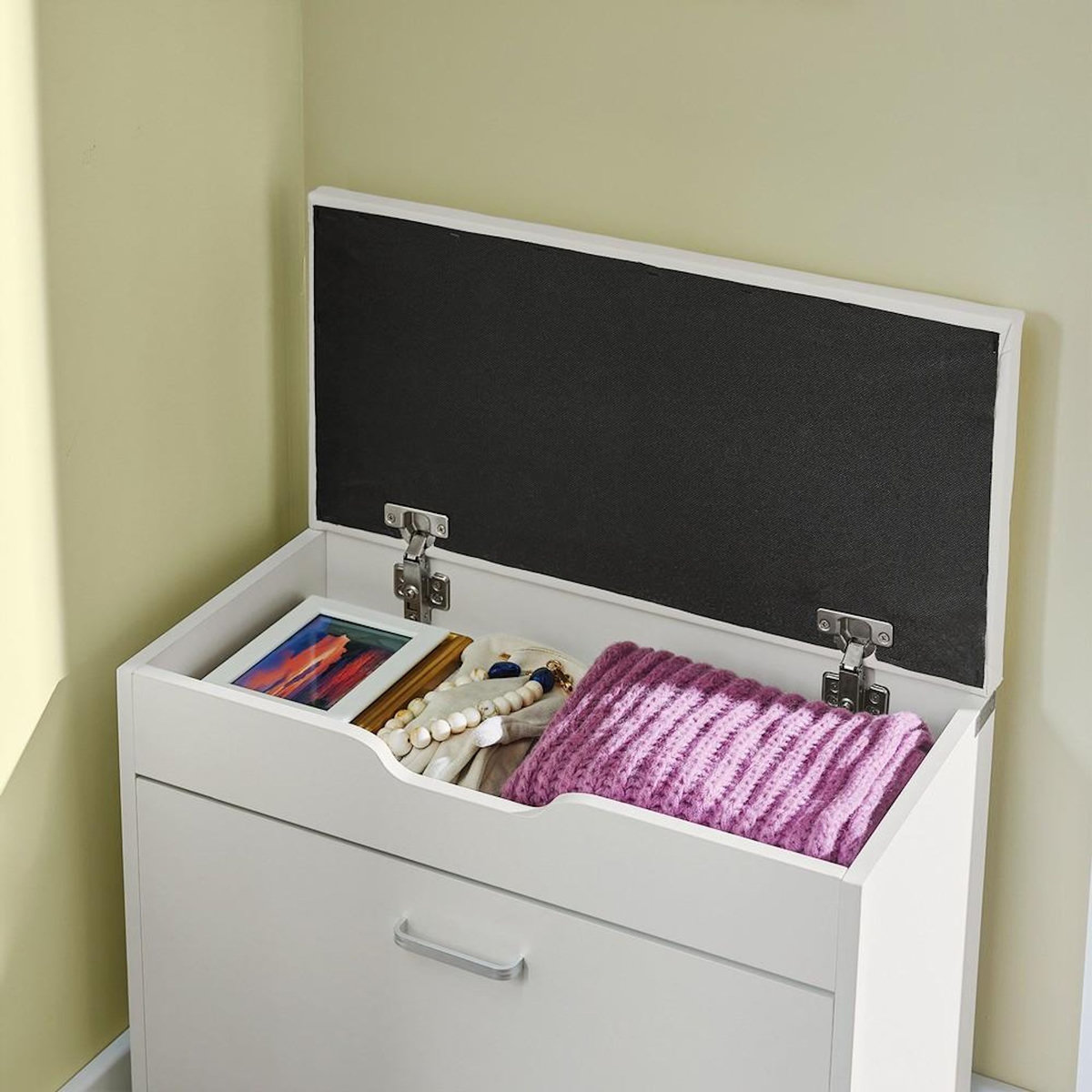 SOBUY SoBuy - Banc de Rangement à Chaussures avec Un Tiroir - Moderne - FSR95