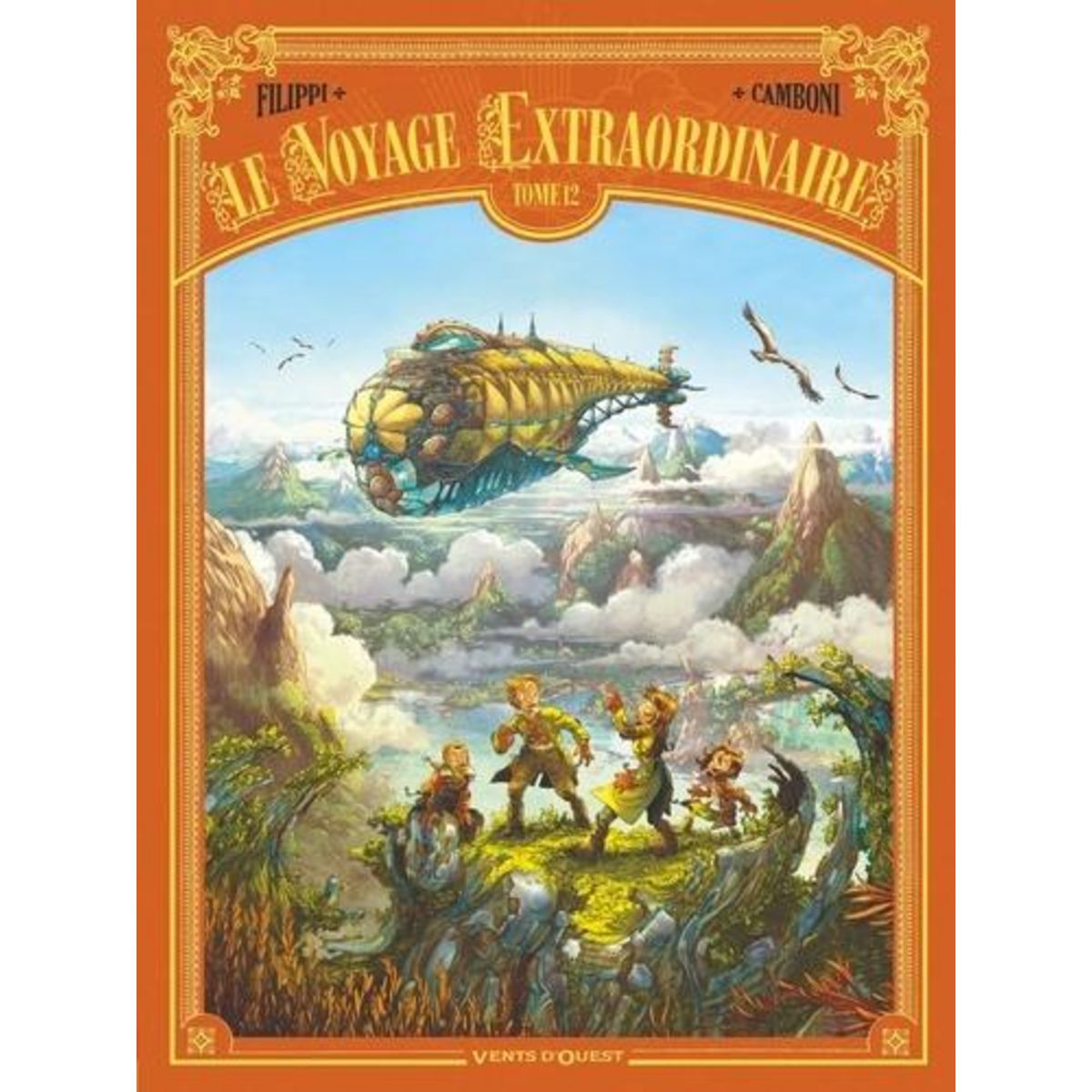 LE VOYAGE EXTRAORDINAIRE TOME 12 : CYCLE 4 - VOYAGE AU CENTR DES TERRES. 3/3, Filippi Denis-Pierre