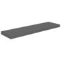 Voir la diapositive 4 : VIDAXL Etagere murale flottante 4 pcs Gris brillant 90x23,5x3,8 cm MDF