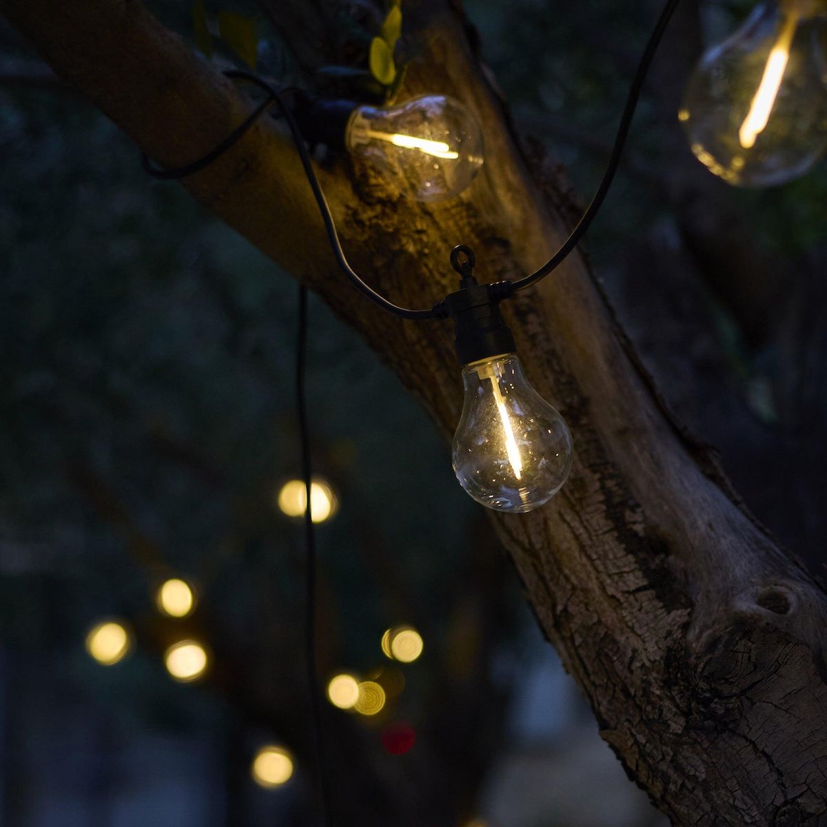 Lumisky Guirlande lumineuse extérieur connectable PARTY Noir Plastique 7,5m