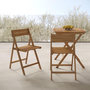 Voir la diapositive 2 : Rendez vous déco Lot de 2 chaises pliantes en bois d'acacia-Siquijor