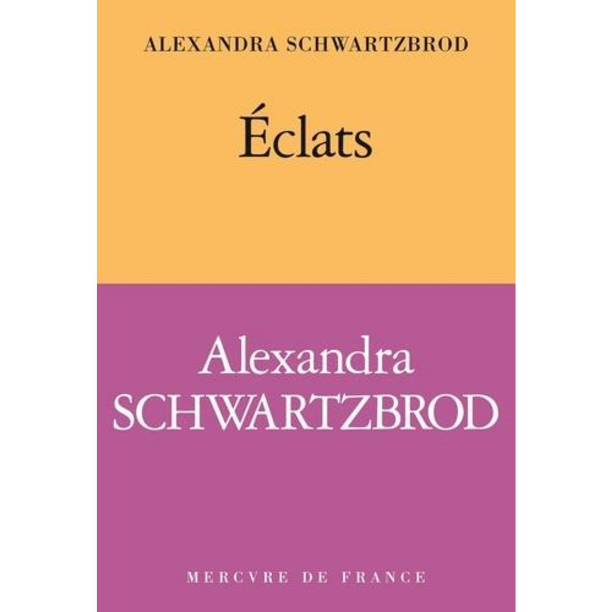 ECLATS, Schwartzbrod Alexandra