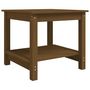 Voir la diapositive 2 : VIDAXL Table basse Marron miel 50x50x45 cm Bois massif de pin