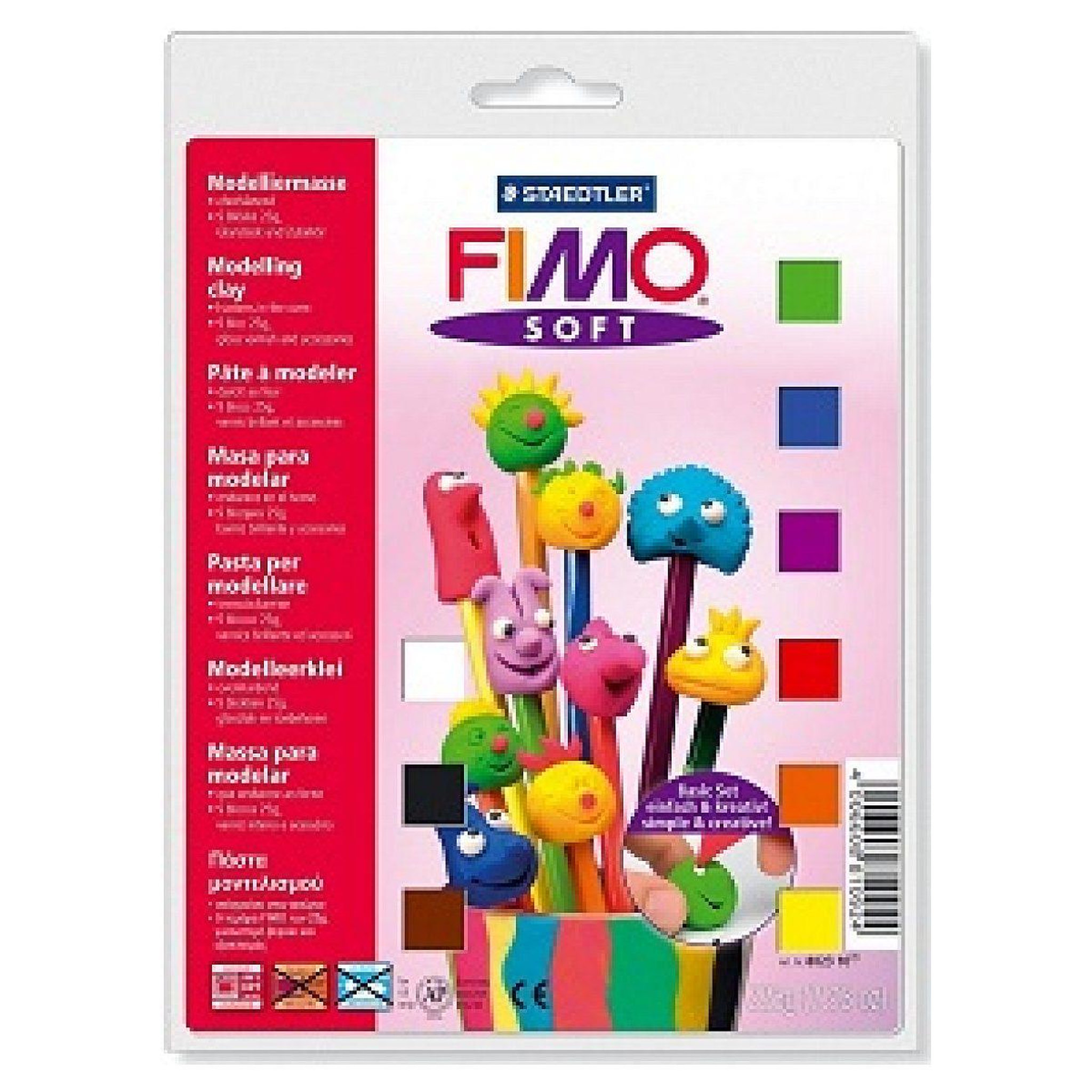 Fimo Coffret  soft 9 1/2 blocs + accessoires