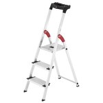 HAILO Escabeau ProfiStep® XXL - 3 marches larges- 2,37m - en alu