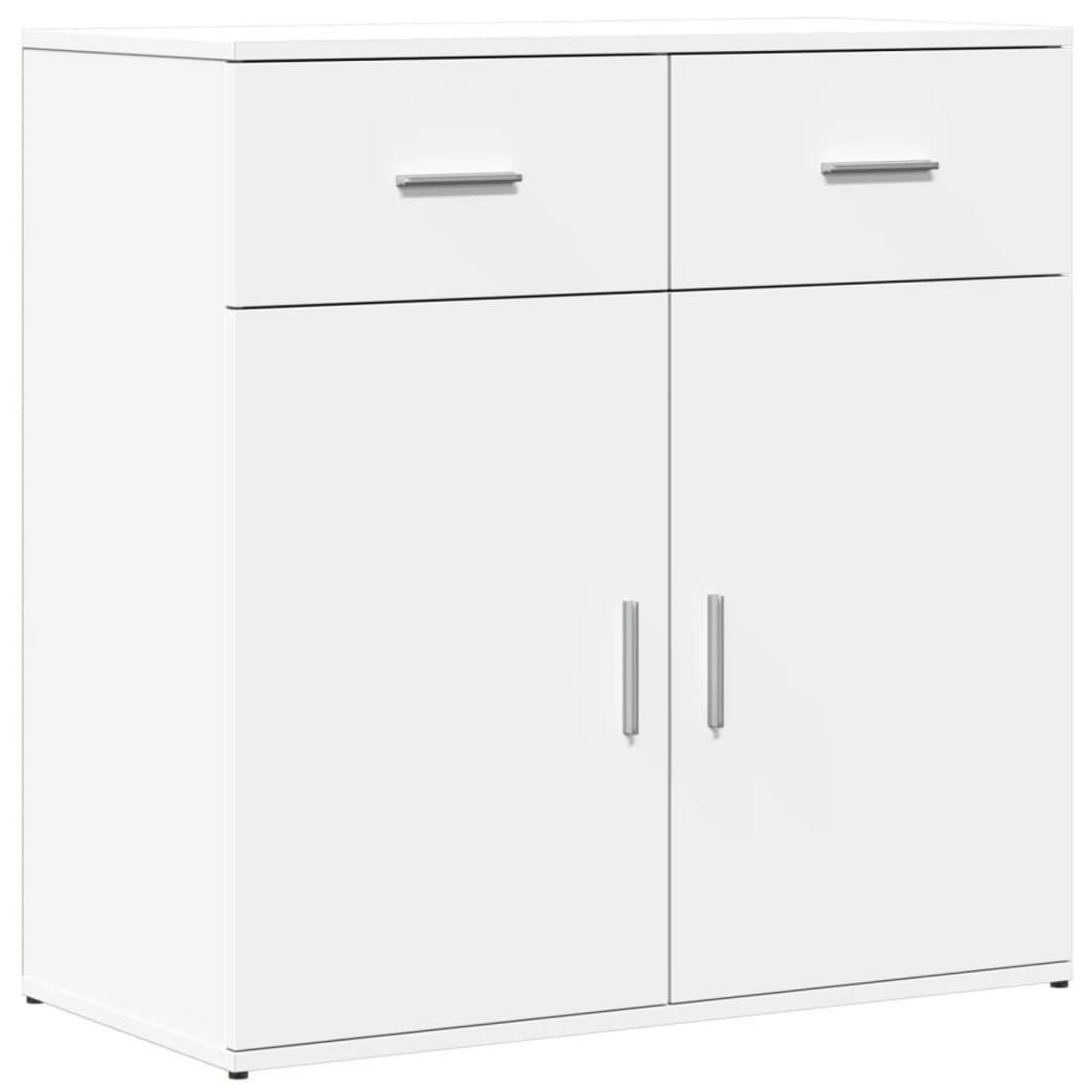 VIDAXL Buffet blanc 79x38x80 cm bois d'ingenierie