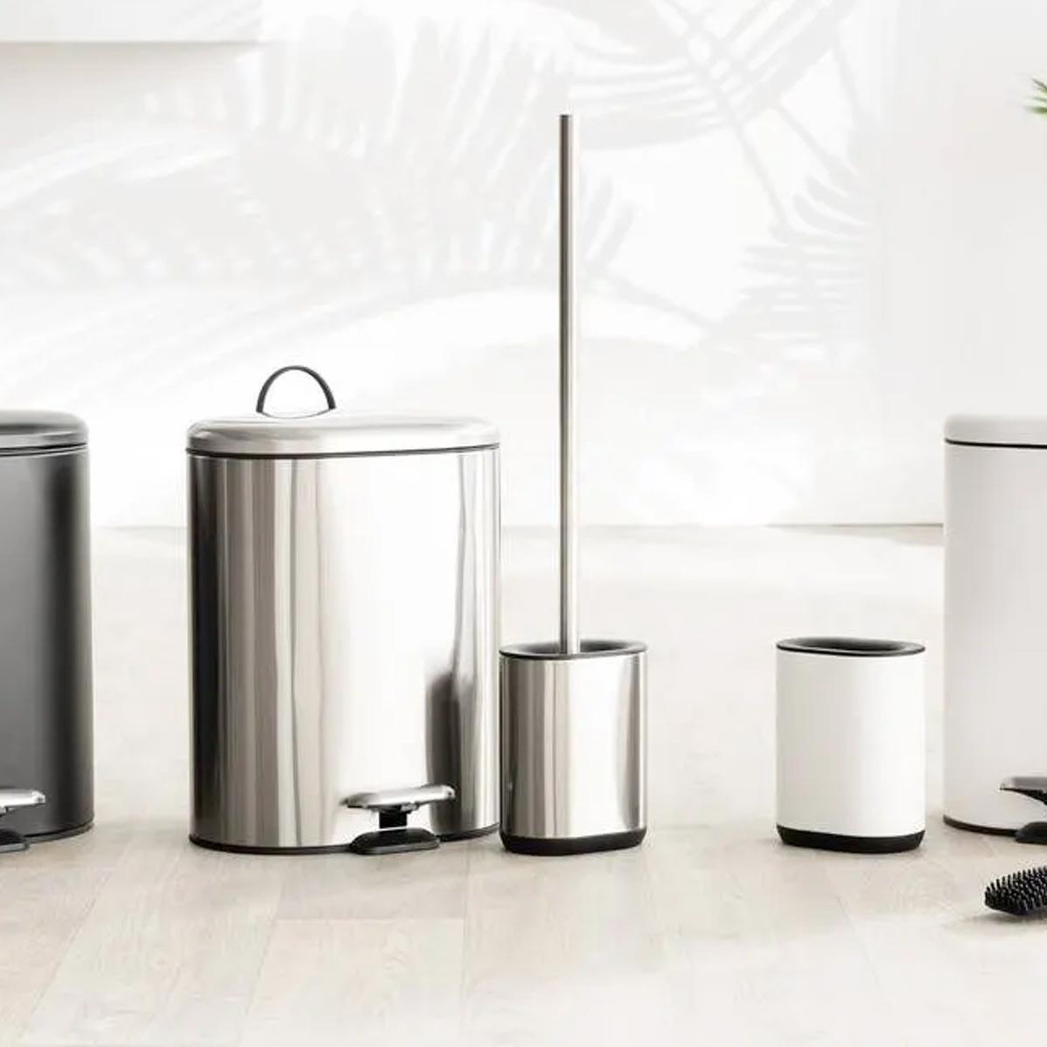 Voir la diapositive 3 : FIVE Brosse wc design  siliflex  52cm inox